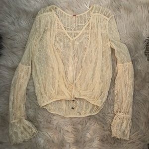 Free People Lace Top